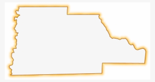 A Yellow-orange Glow Outline Map Of Hernando - Hogan Law Firm