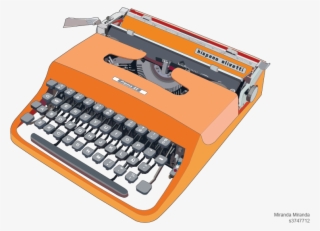 Miranda Miranda - Retro Typewriter - Photograph