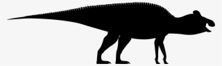 File - Edmontosaurus Silhouette - Svg - Edmontosaurus - 4716x1423 PNG ...