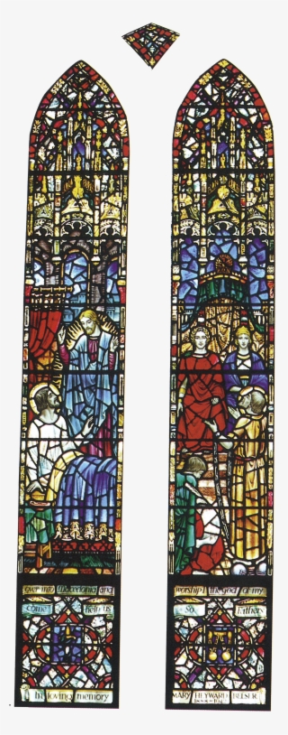 The Left Lancet Portrays St - Stained Glass