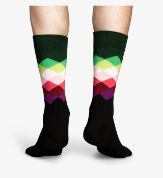 Happy Socks Men's Faded Diamonds Sock Online Now At - Happy Socks Men's Faded Diamonds Sock
