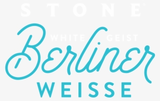 Stone White Geist Berliner Weisse - Teal Font And White