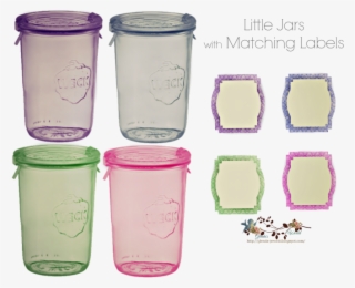 Fancy Little Jar Tags With Labels - Label