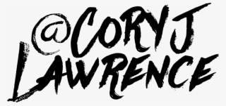 Coryjlawrence Logo Black - Calligraphy