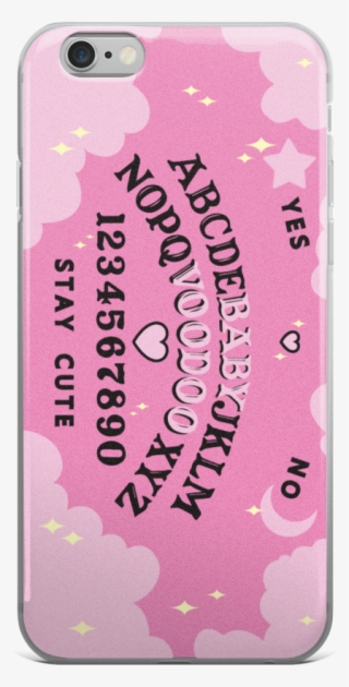 Pink Black Ouija Board Pastel Goth Phone Case Kawaii - Creepy Pastel Aesthetic Cute
