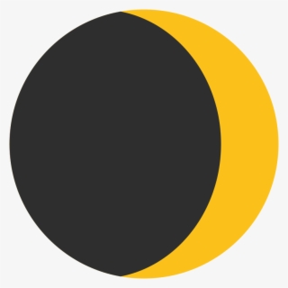 Waxing Crescent Moon Emoji - Waxing Crescent Moon Icon