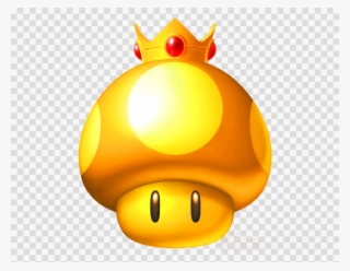Golden Mushroom Png Clipart Mario Kart Wii Mario Kart - Mario Kart Super Star