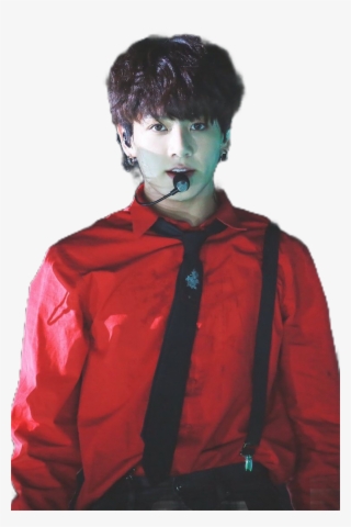 Jungkook Red Bts Btsjungkook Bangtanboys Sticker Edit