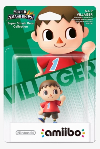 Super Smash Bros Villager - Nintendo Amiibo Villager - Wii U