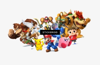 Nintendo Characters - Super Smash Bros Characters Png