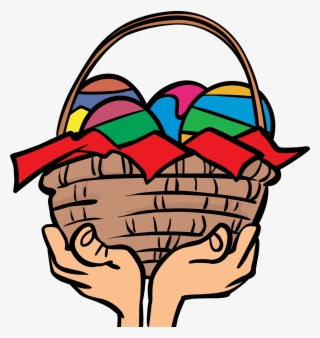 Gift Basket Christmas T Baskets Clipart Clip Art Library - Hands Holding Something Up Cartoon