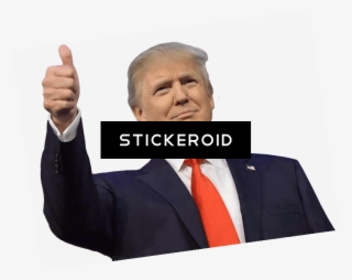 Donald Trump Thumb Up Endorse - Help Myself Throw Blanket