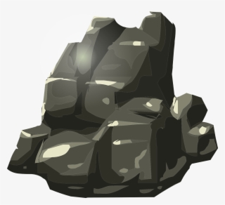 Black Stone Vector Png