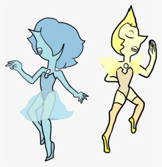 Blue Pearl And Yellow Pearl - Drawing