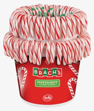 Red & White Mint Canes Pail - Bobs Candy Cane