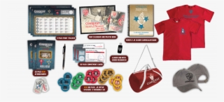 The Conquest Father Son Adult Leader Kit For 2018-19 - Liberty Bags Ft004 Nylon Roll Bag, Price/each - Navy,