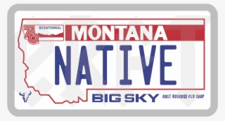 1981 Montana Mt License Plate Tag #4-90260