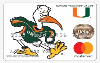Hurricanes™ Mastercard® Gift Card - Miami Hurricanes Logo Png
