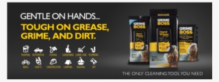 Grime Boss 120 Count Bucket Hand Wipes - Grime Boss A541s30x Hand Wipes