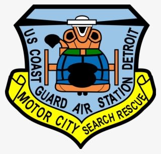 Uscg Detroit Emblem - Coast Guard Air Station Detroit
