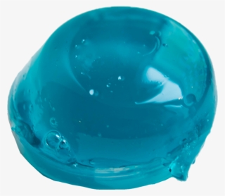 Slim Jello Gooey Blue - Clip Art