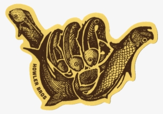 Howler Brothers Shaka Sticker - Sticker