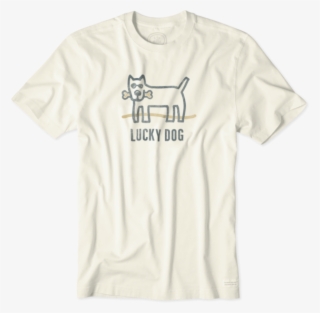 Men's Lucky Dog Crusher Tee - Active Shirt