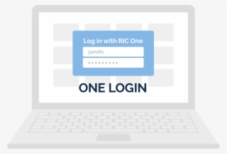 Getting Started With Ric One Login - Laptop Login Image Png