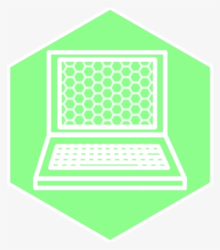 Laptop Icon - Stencil