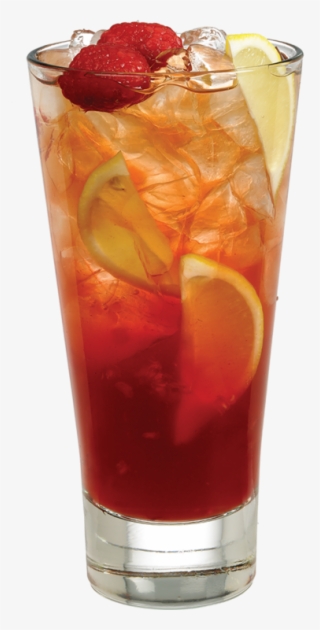 Raspberry Tea - Raspberry Iced Tea In Glass