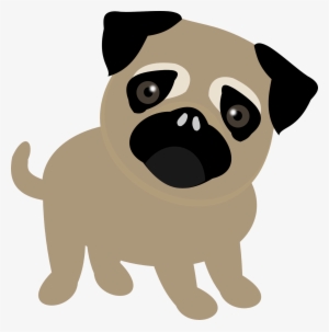 Montando A Minha Festa Imagens - Cachorro Pug Desenho Png