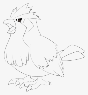 Pidgey Line-art By Alcadeas1 - Pidgey Lineart