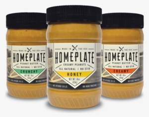 The Austin-based Homeplate Peanut Butter Launched In - Homeplate Peanut Butter Logo