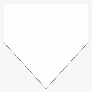 Custom Home Plate Pennant - Monochrome