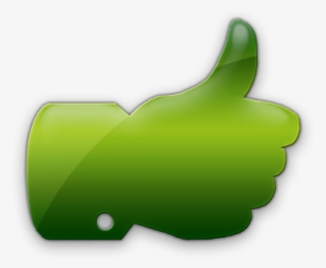 Green Jelly Icon Business Thumbs Up Clipart - Thermometer