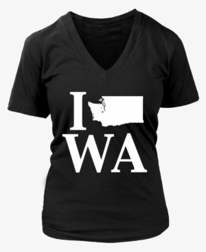 I Heart Love Wa Washington Silhouette State Outline - All Men Created Equal But The Best