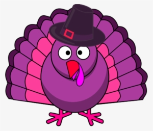 Clipart Turkey Purple - Turkey Clipart