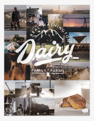 Real Washington Dairy Poster Thumbnail Washington State - Flyer