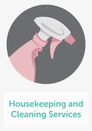 Housekeeping Cleaning Icon Graphic - Housekeeping
