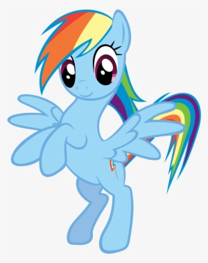 Fanmade Rainbow Dash Standing Vector - Mlp Rainbow Dash Poses