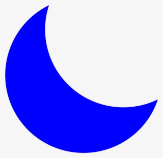 Blue Moon Logo - Crescent Shape Clipart