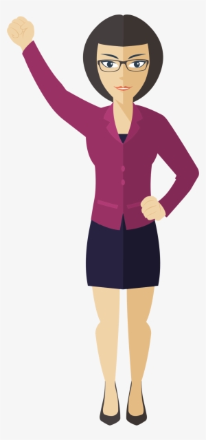 Clipart Flat Shaded Business Woman Big Image Png - Woman Clipart Png
