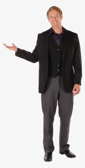 Image Description - Man Giving Presentation Png