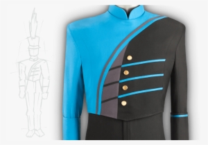 Turquoise Blue Brass Band Uniform