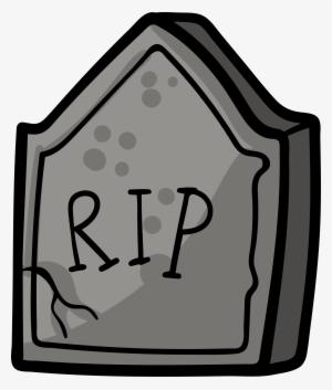 Headstone Grave Hand Painted - Cartoon Gravestone Png