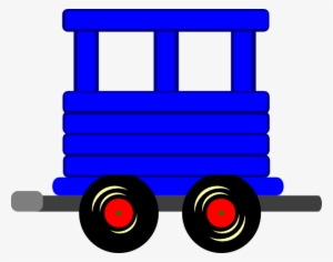 Caboose Loco Train Carriage Clip Art At Vector Clip - Train Car Clip Art