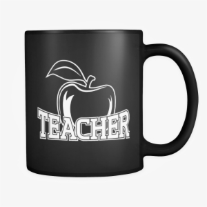 Teacher Apple - Luxury Mug - Coffee Is Strong With This One