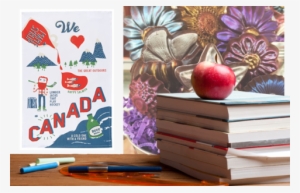 Apple For Teacher - Now Designs Dishtowel O Canada