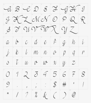 Mf Wedding Bells Font - Number