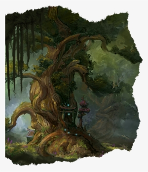 Once Per Day You May Command The Grove To Fruit, Causing - World Of Warcraft Environment Concept Art